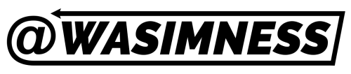 Wasimness - Black Logo